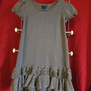 Gray Knit Casual Dress for Kids ***5/30***